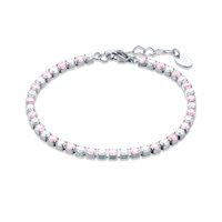 Bracciale Brand Donna Tennis colorato in Acciaio Zircone 14BR050P-M - 14BR050P-M